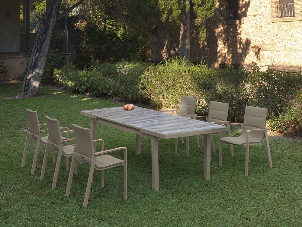 Silla apilable de aluminio Praia Arkimueble - 2