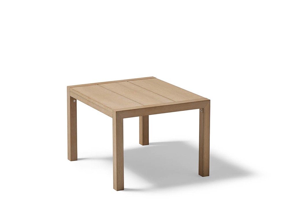 Mesa auxiliar para salón exterior de techteak Kubik de Point - 2