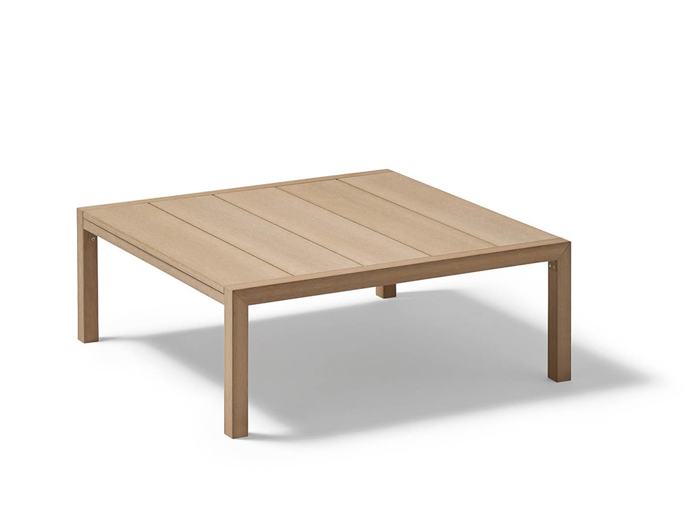 Mesa de centro para salón exterior de techteak Kubik de Point - 3