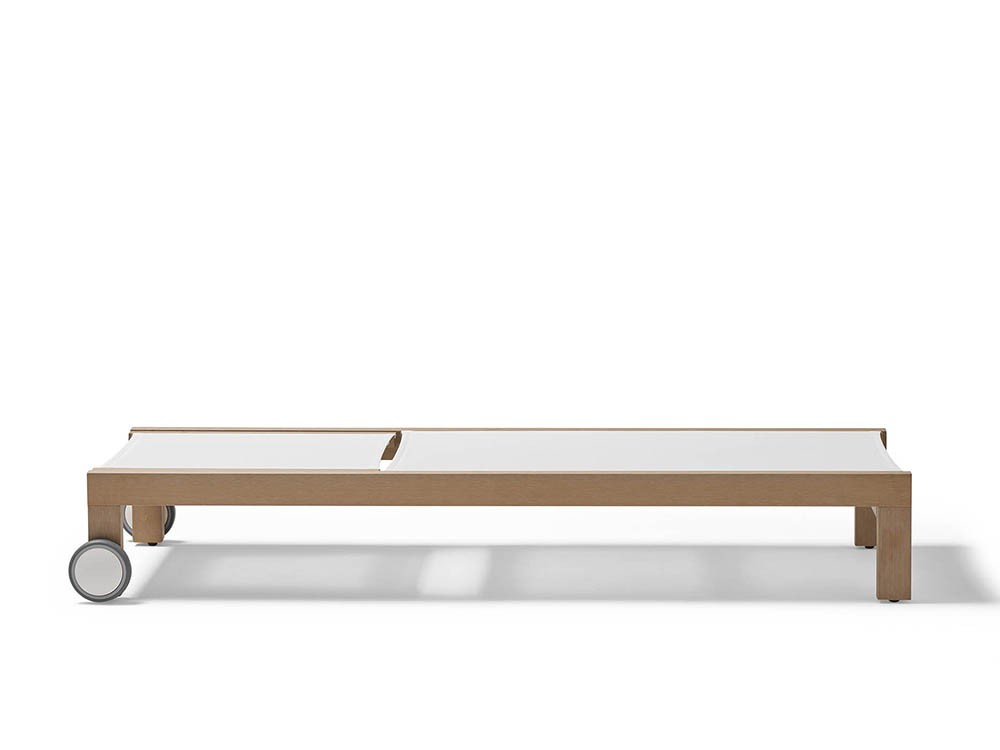 Tumbona de techteak Kahn Textilene Point - 4