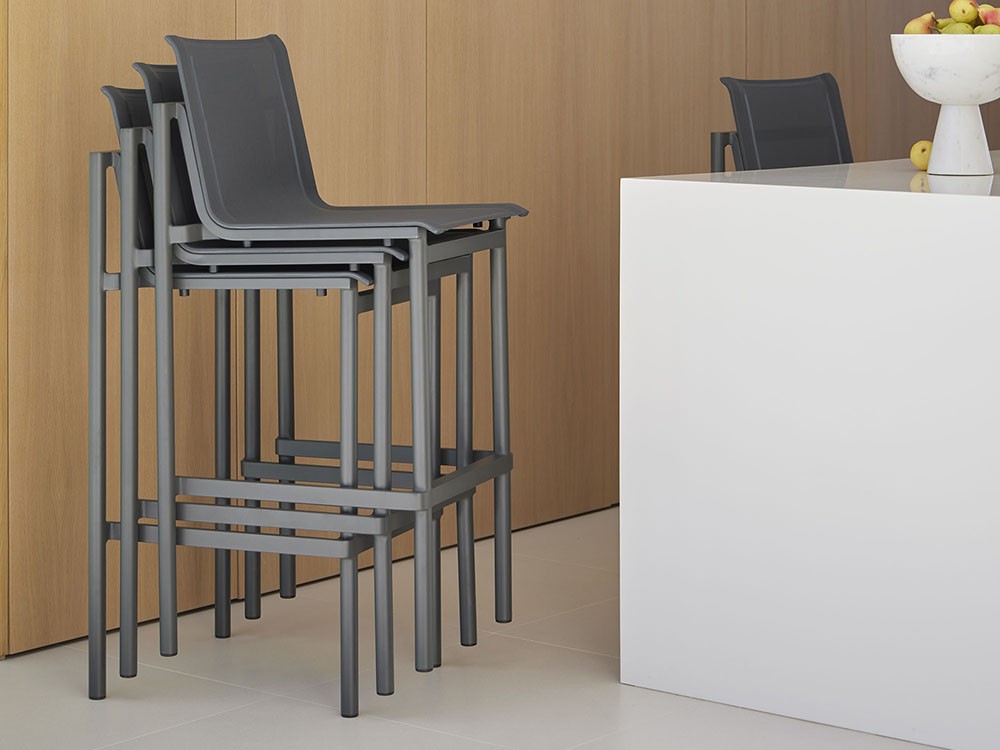 Taburete apilable para exterior de aluminio y textilene Origin de Point - 6