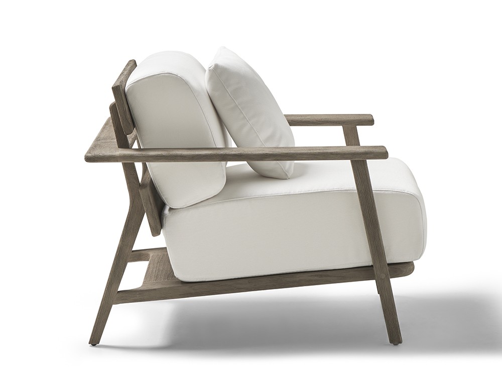 Sillón para salón exterior de madera de teca Paralel de Point - 5