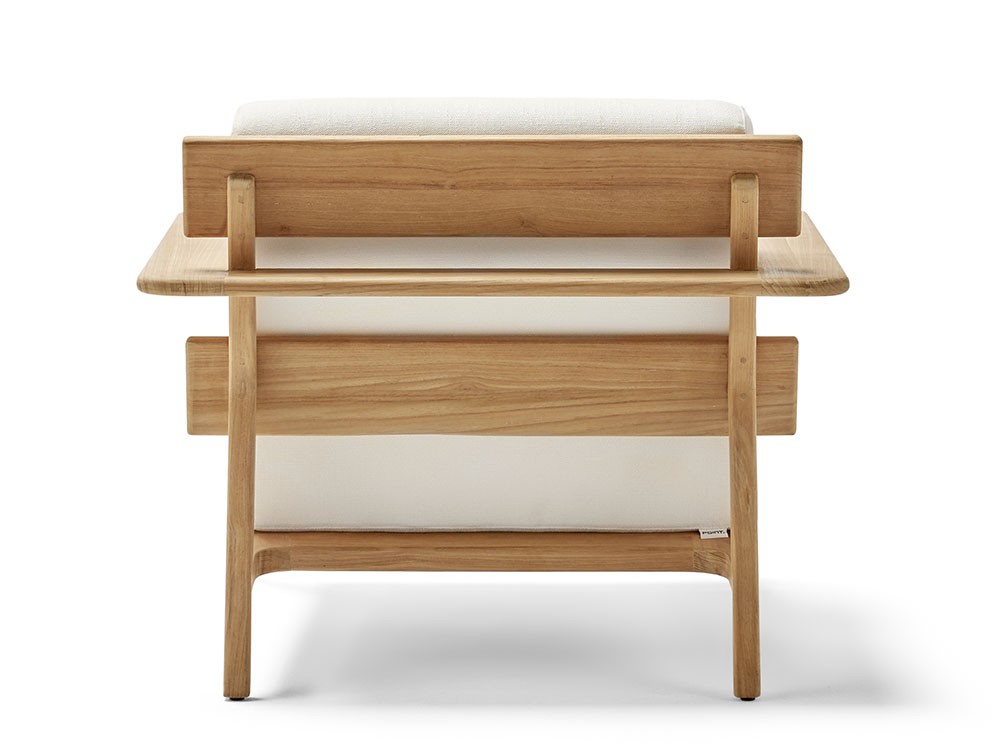 Sillón para salón exterior de madera de teca Paralel de Point - 8