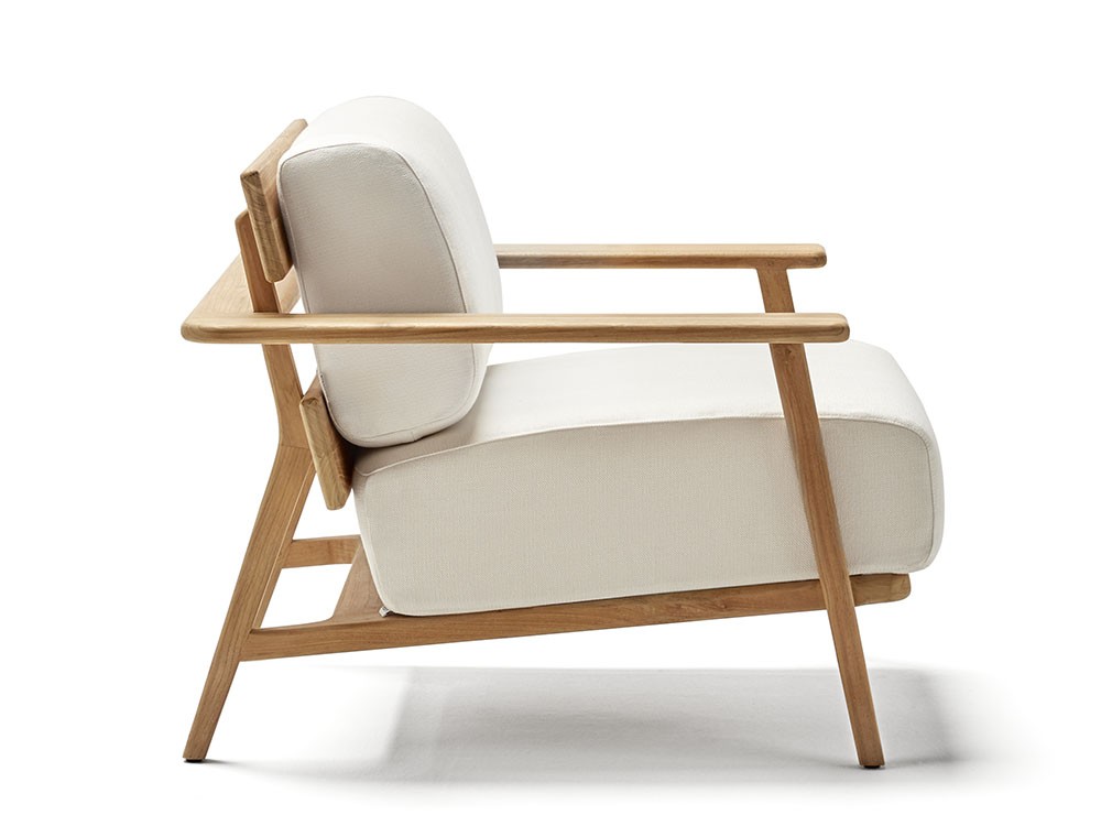 Sillón para salón exterior de madera de teca Paralel de Point - 9