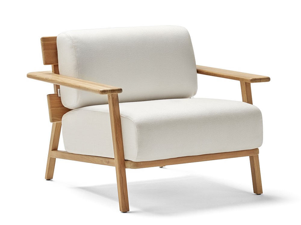 Sillón para salón exterior de madera de teca Paralel de Point - 2
