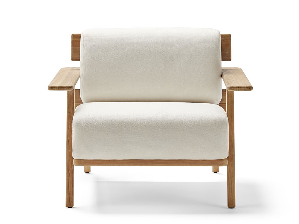 Sillón para salón exterior de madera de teca Paralel de Point - 6