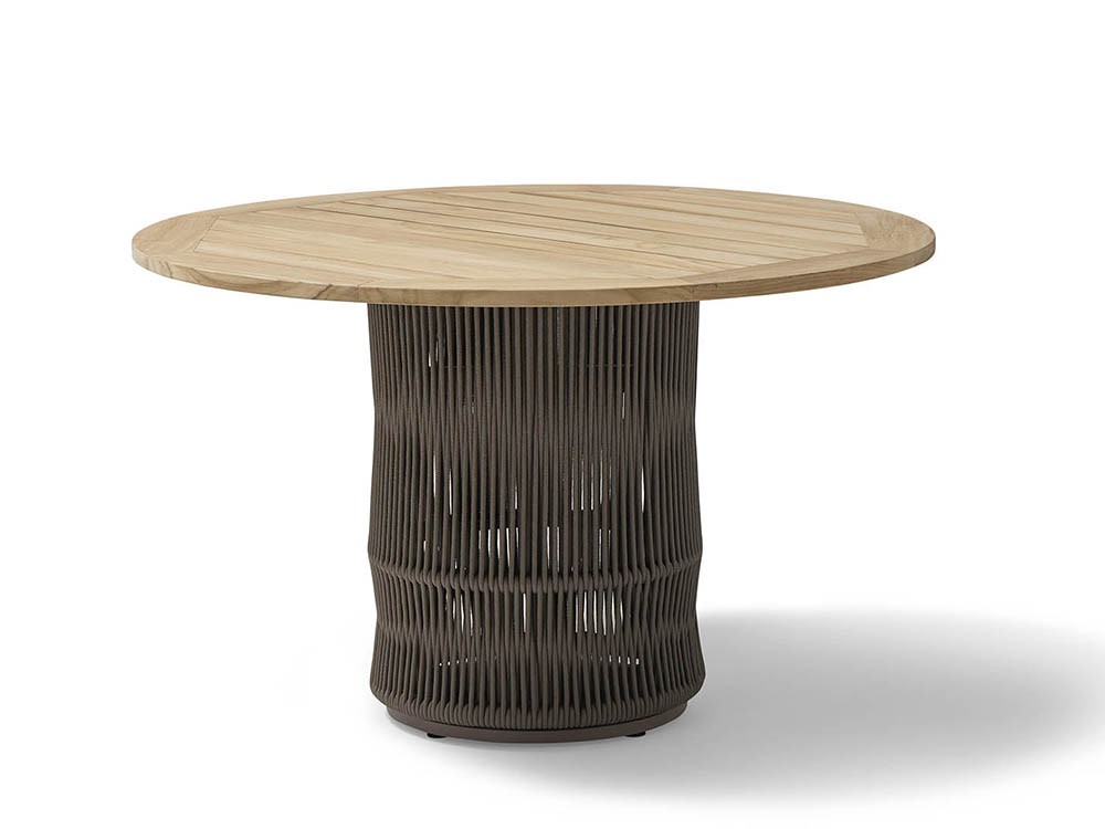 Mesa redonda para exterior Weave