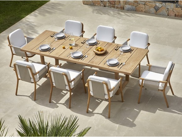 Silla de teca Hamp de Point