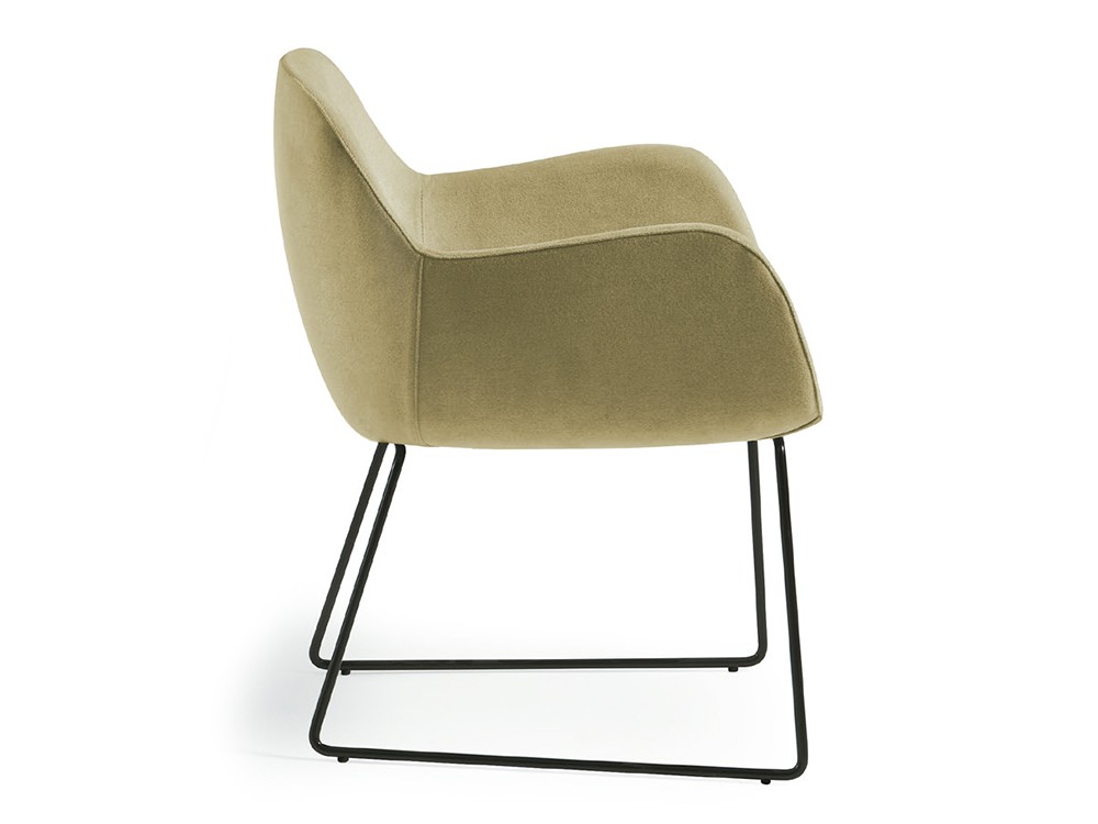 Silla trineo tapizada Pelikan PP de Doos - 3