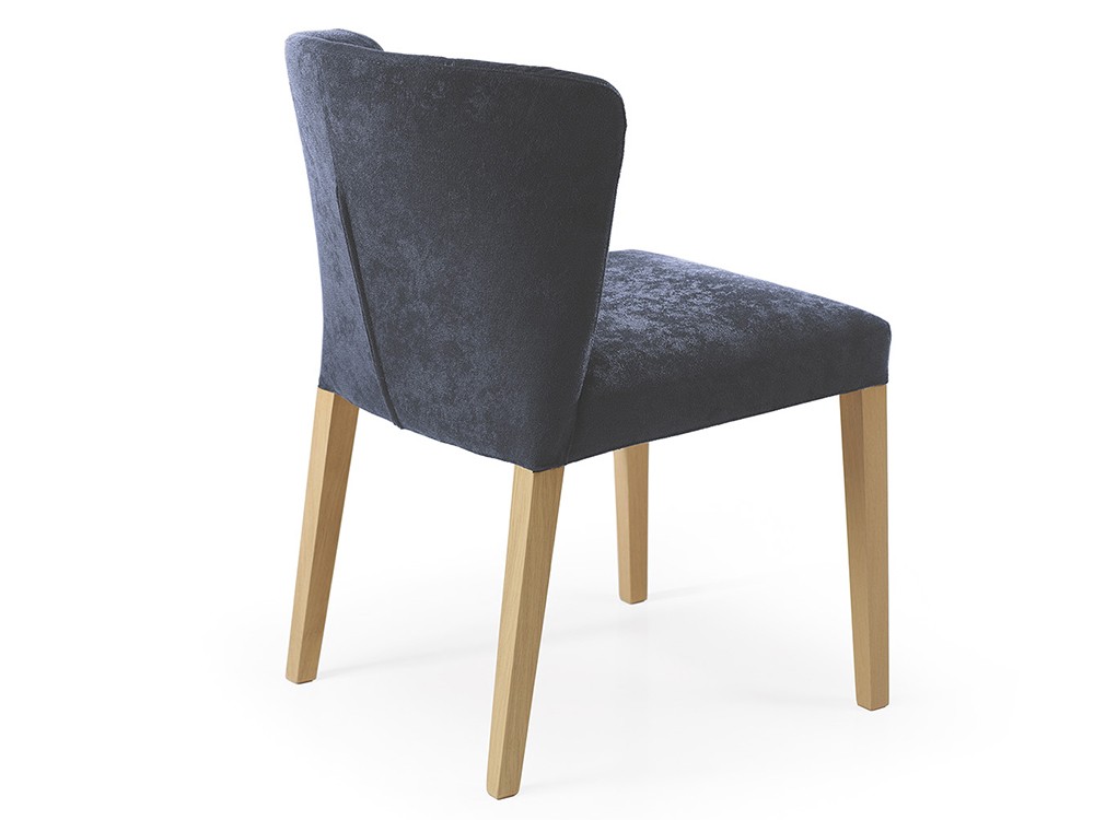 Silla tapizada con estructura de madera de haya Retro S01 Doos - 2