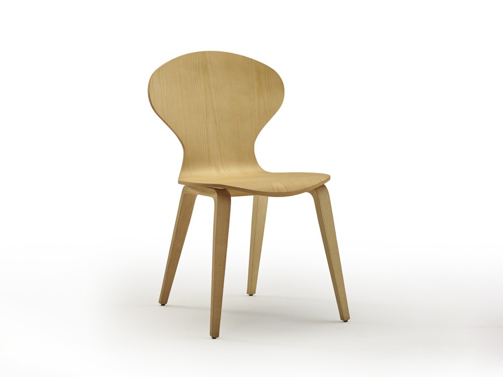 Silla de comedor Dalia MF de madera de fresno de Doos - 1