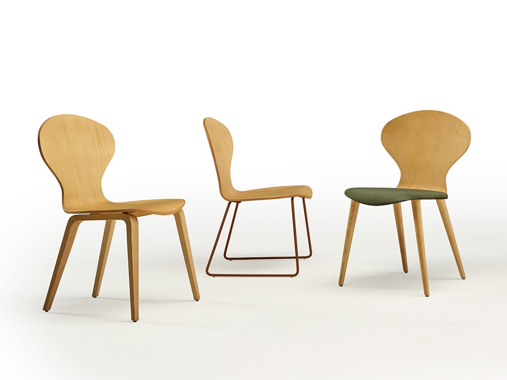 Silla de comedor Dalia MF de madera de fresno de Doos - 2