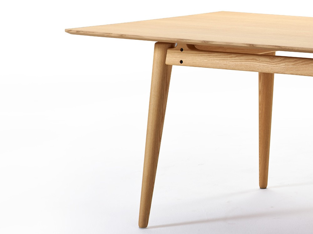 Mesa de comedor fija Evolve en madera de fresno tintado de Doos - 6