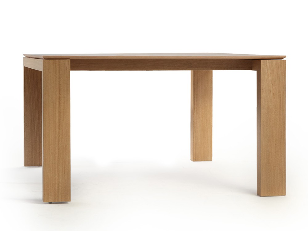 Mesa de comedor extensible Global en chapa roble o nogal de Doos - 11