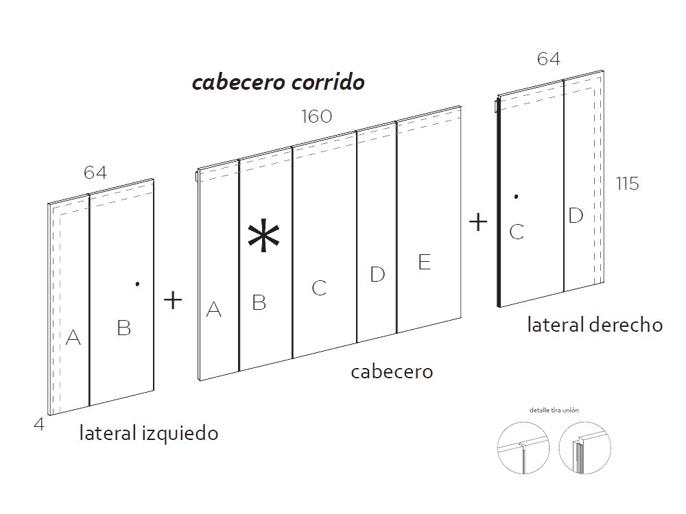 Dormitorio Lutton Tempo de Tegar Mobel con cabecero corrido, bañera y dos mesitas de noche - 5