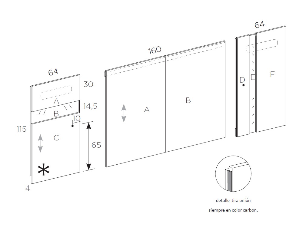Dormitorio con bañera con arcón y cajones Roma Tempo 04 con mesitas de noche y cabecero corrido de Tegar Mobel - 10