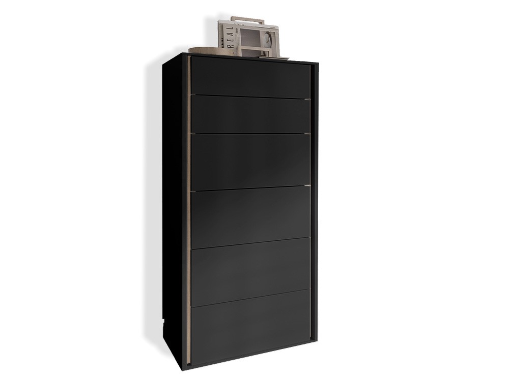 Sifonier Tempo 04 con seis cajones, en acabado laminado de Tegar mobel - 7