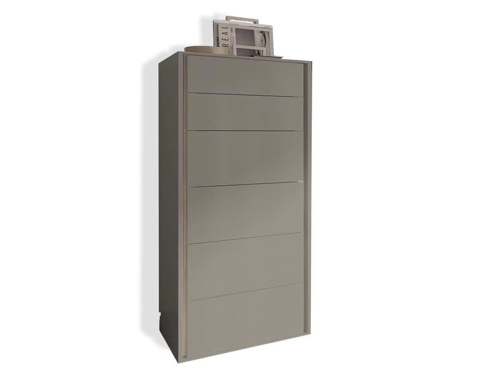 Sifonier Tempo 04 con seis cajones, en acabado laminado de Tegar mobel - 9