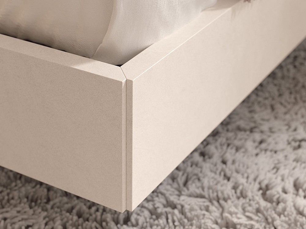 Dormitorio Berlín Tempo 04 con cabecero corrido con tocados, dos mesitas de noche y bañera de Tegar Mobel - 5