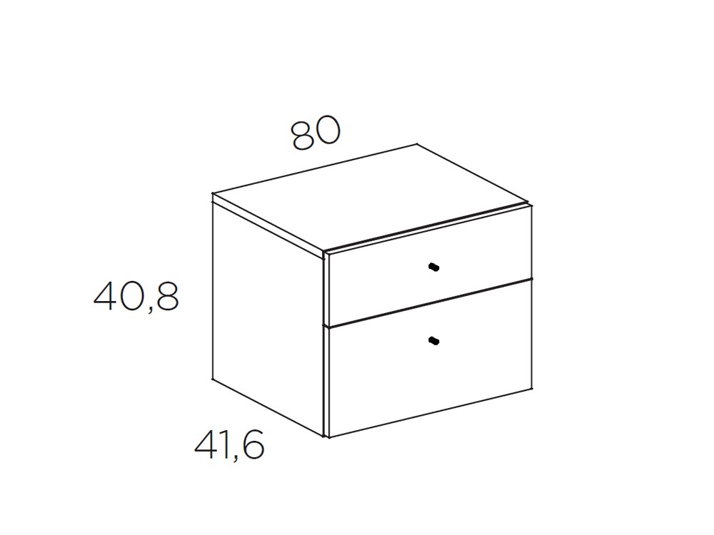 Dormitorio Berlín Tempo 06 con cabecero corrido, dos mesitas de noche, sifonier y bañera de Tegar Mobel - 6