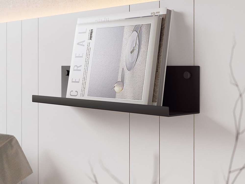 Dormitorio Zebra Tempo 08 con cabecero corrido con extensión lateral, mesitas de noche y estructura de cama de Tegar Mobel - 3