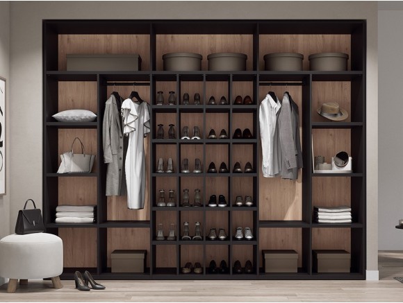 Vestidor Tempo 08 modular disponible en medidas y acabados personalizados de Tegar Mobel - 1