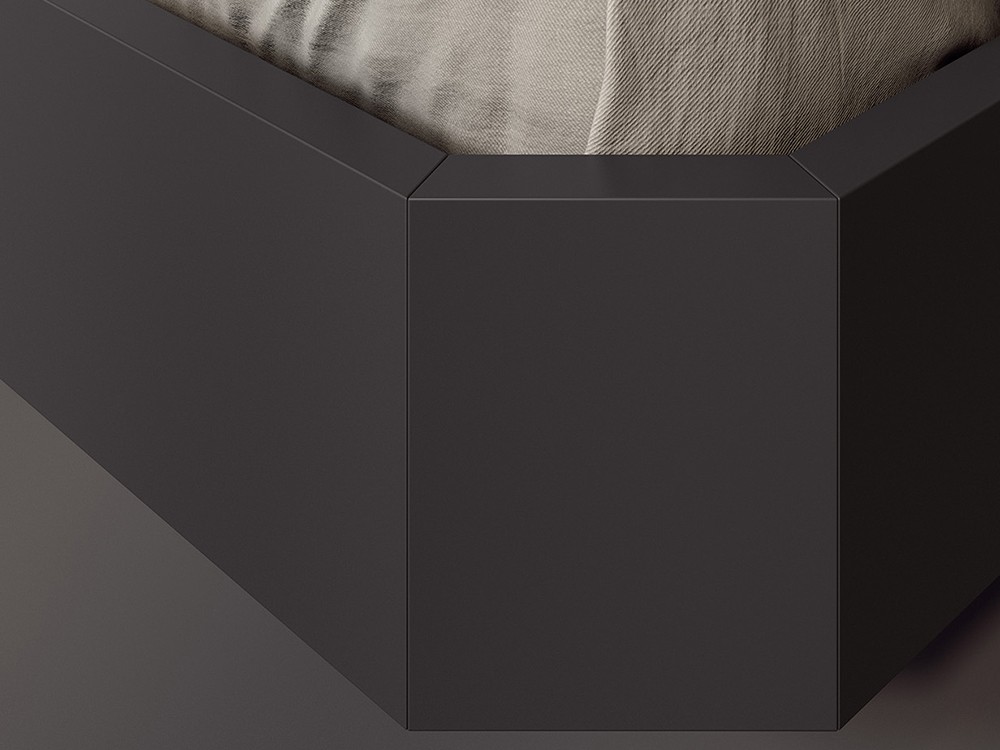 Dormitorio BCN Tempo 09 con cabecero corrido con luz led superior, mesitas de noche y bañera de Tegar Mobel - 4