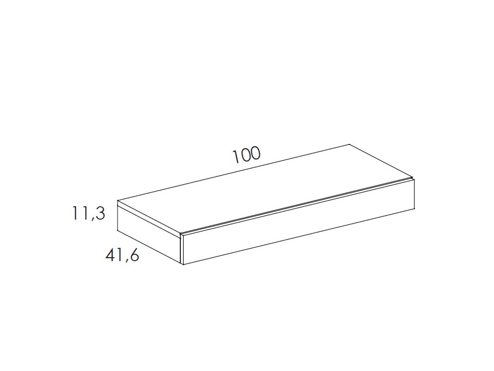 Tocador suspendido Tempo 09 de Tegar Mobel - 4