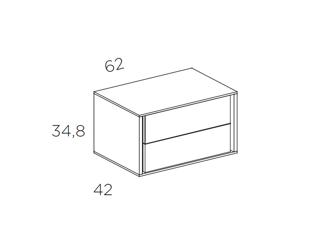 Dormitorio Level Berlín Tempo 12 con cabecero corrido con luz led, mesitas y bañera con cajones y arcón de Tegar Mobel - 7
