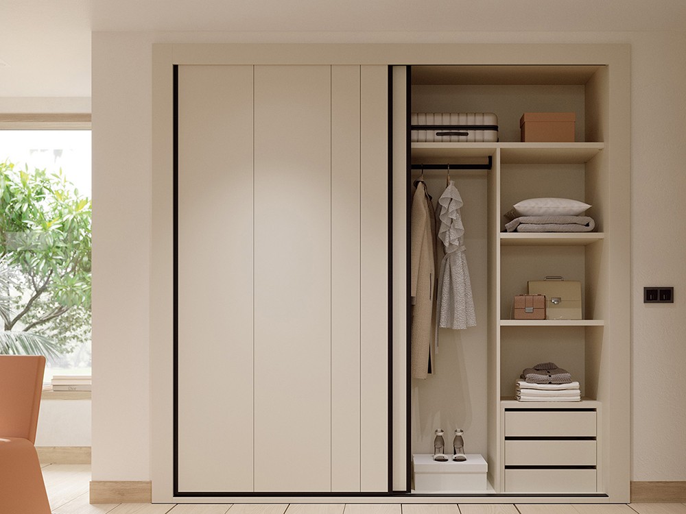 Armario de dos puertas correderas Zebra Tempo 13 Tegar Mobel - 1