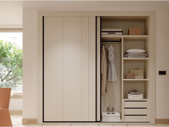 Armario de dos puertas correderas Zebra Tempo 13 Tegar Mobel - 1