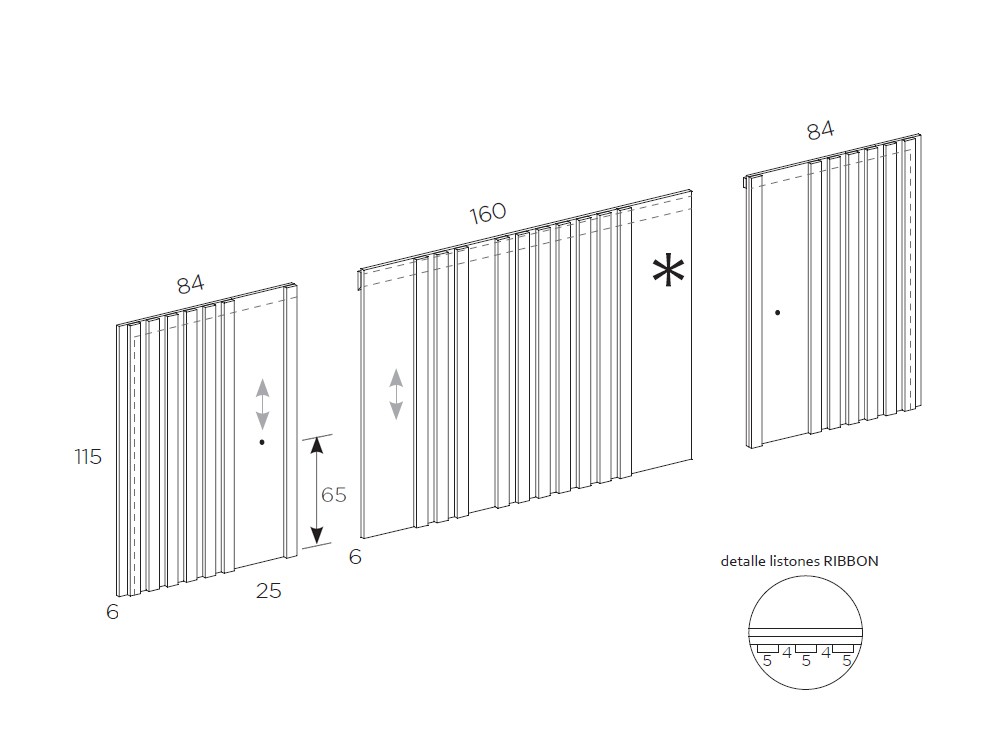 Dormitorio Ribbon asimétrico Tempo 15 con cabecero corrido con luz led, dos mesitas y bañera de Tegar Mobel - 4