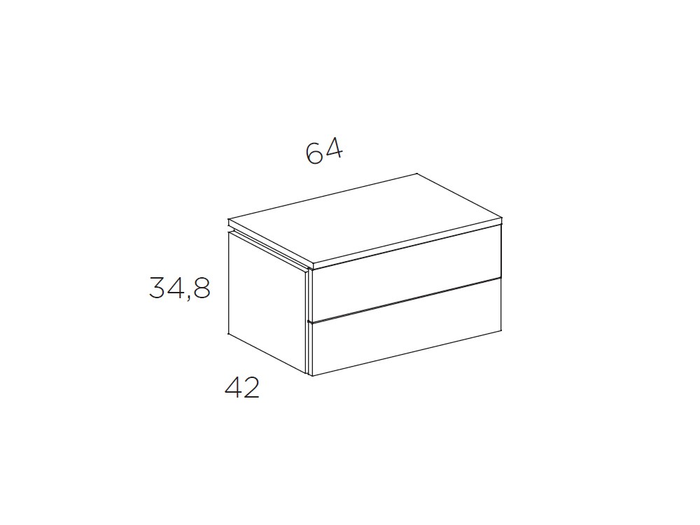 Dormitorio Liso Ribbon Tempo 17 con cabecero corrido con luz led, mesitas y bañera de Tegar Mobel - 6