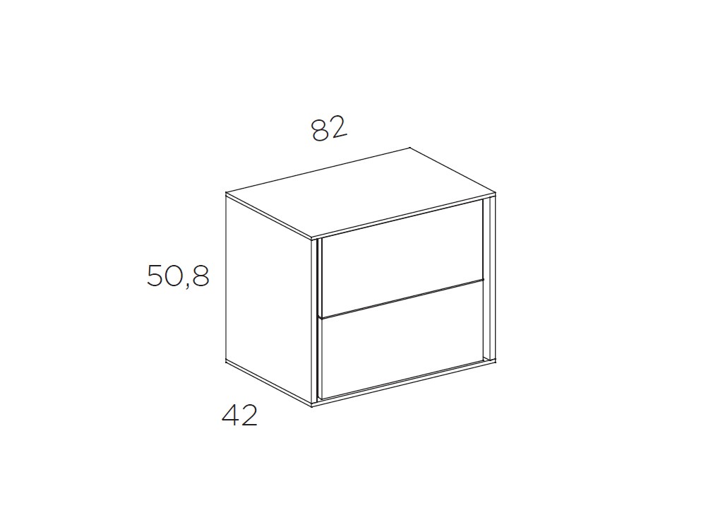 Dormitorio Persia Wood Tempo 19 con cabecero corrido con luz led, mesitas y bañera de Tegar Mobel - 7