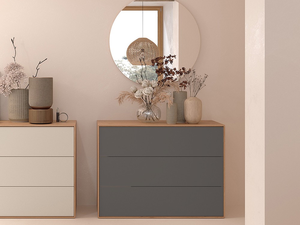 Cómoda con tres cajones Natur Tempo 21 de Tegar Mobel - 8