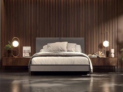 Cama Duo tapizada Tempo 24 de Tegar mobel - 1