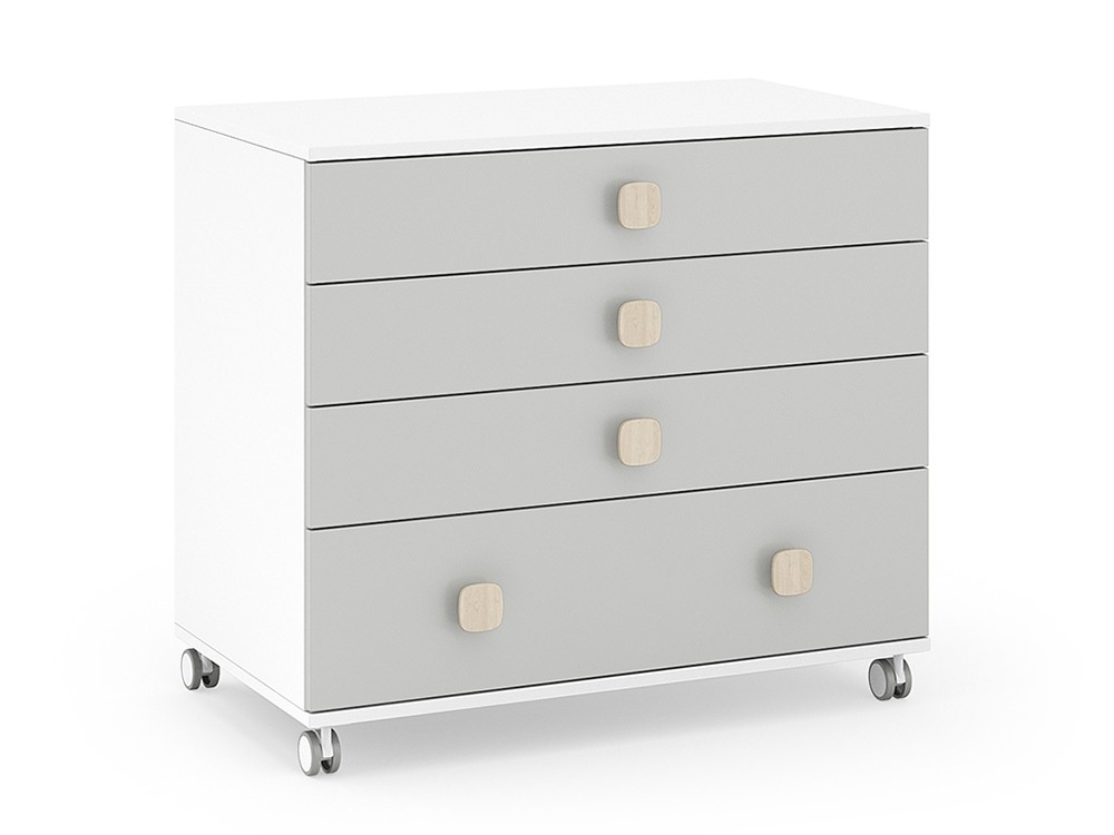 Cómoda Elemental con ruedas o patas de Ros - 5