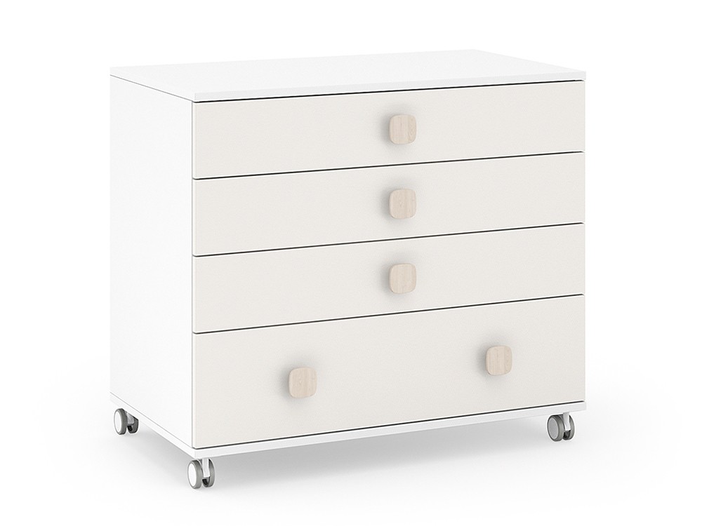 Cómoda Elemental con ruedas o patas de Ros - 6