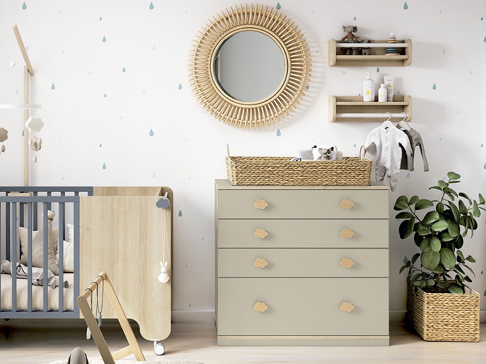 Cómoda Basic Nube ruedas o zócalo de Ros - 7