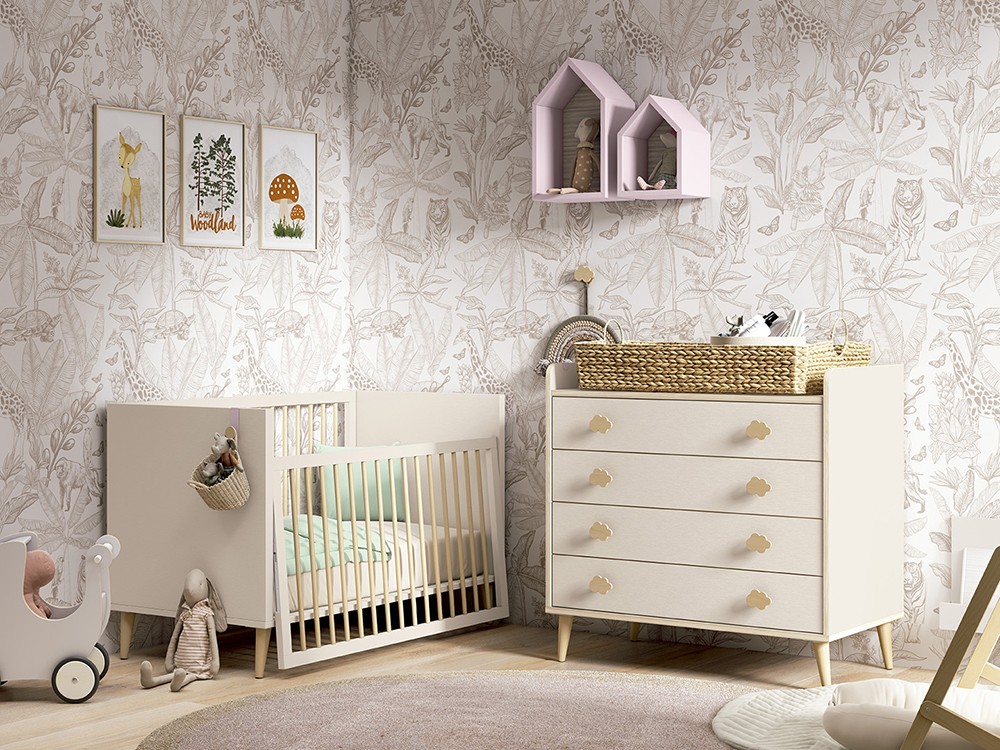 Cuna para bebé Metropoli 120x60cm de Ros - 1