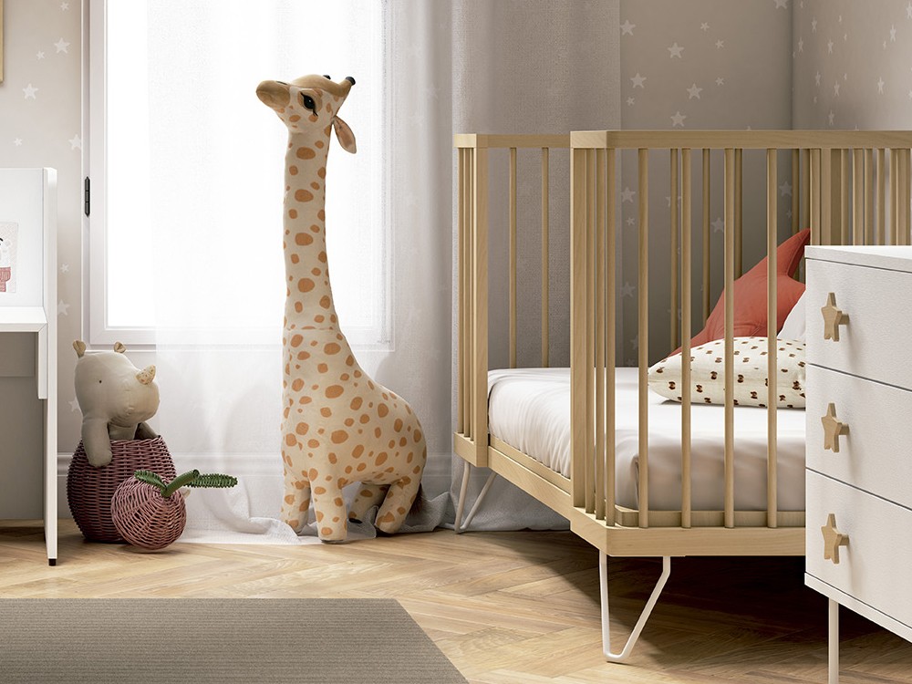 Cuna evolutiva Pampa de madera maciza en Ros - 3