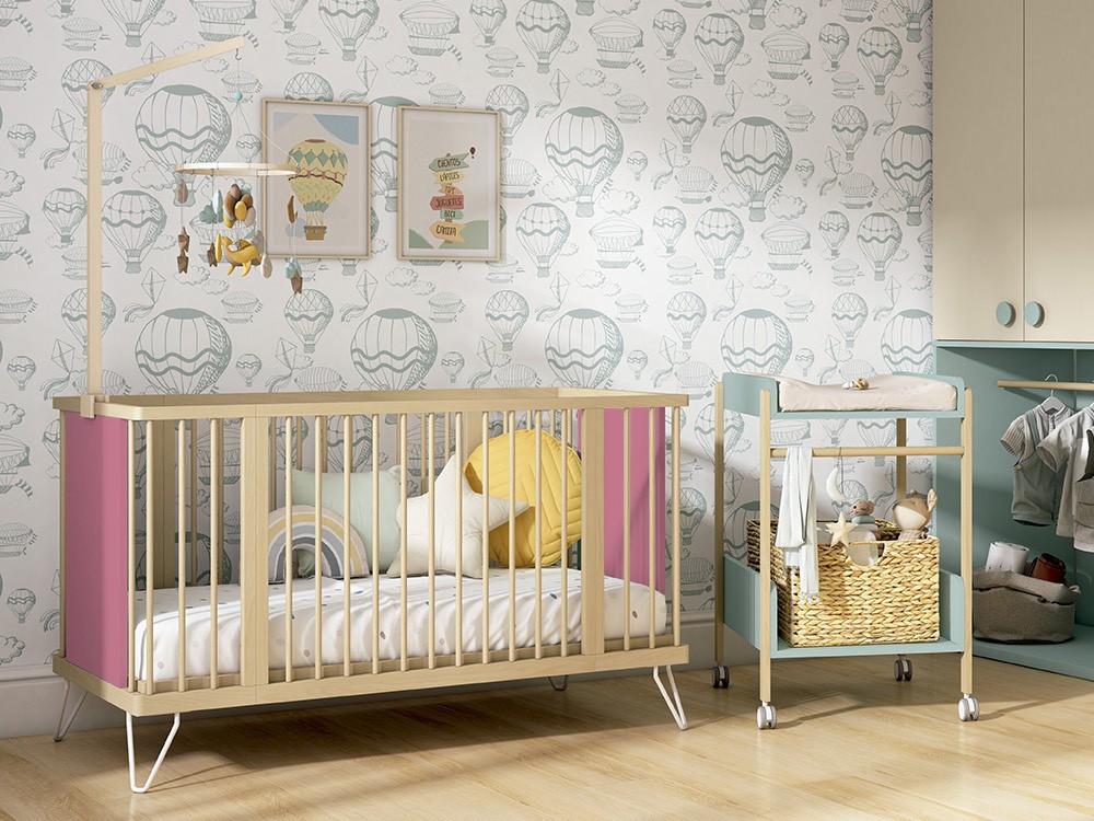 Cuna evolutiva Pampa Panel de moisés a camita de Ros - 3