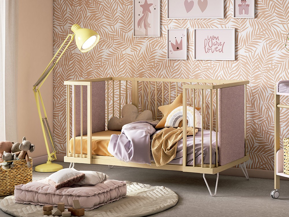 Cuna evolutiva Pampa Tapizada de moisés a camita de Ros - 1