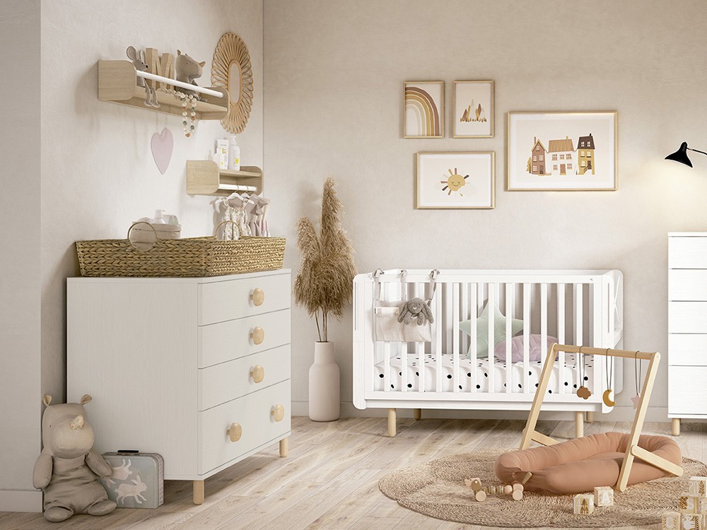 Cómoda con cuatro cajones Fold de Ros - 3