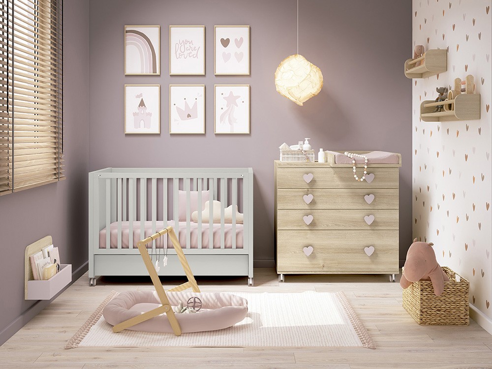 Cuna con ruedas y cajón Luxor de Ros - 3