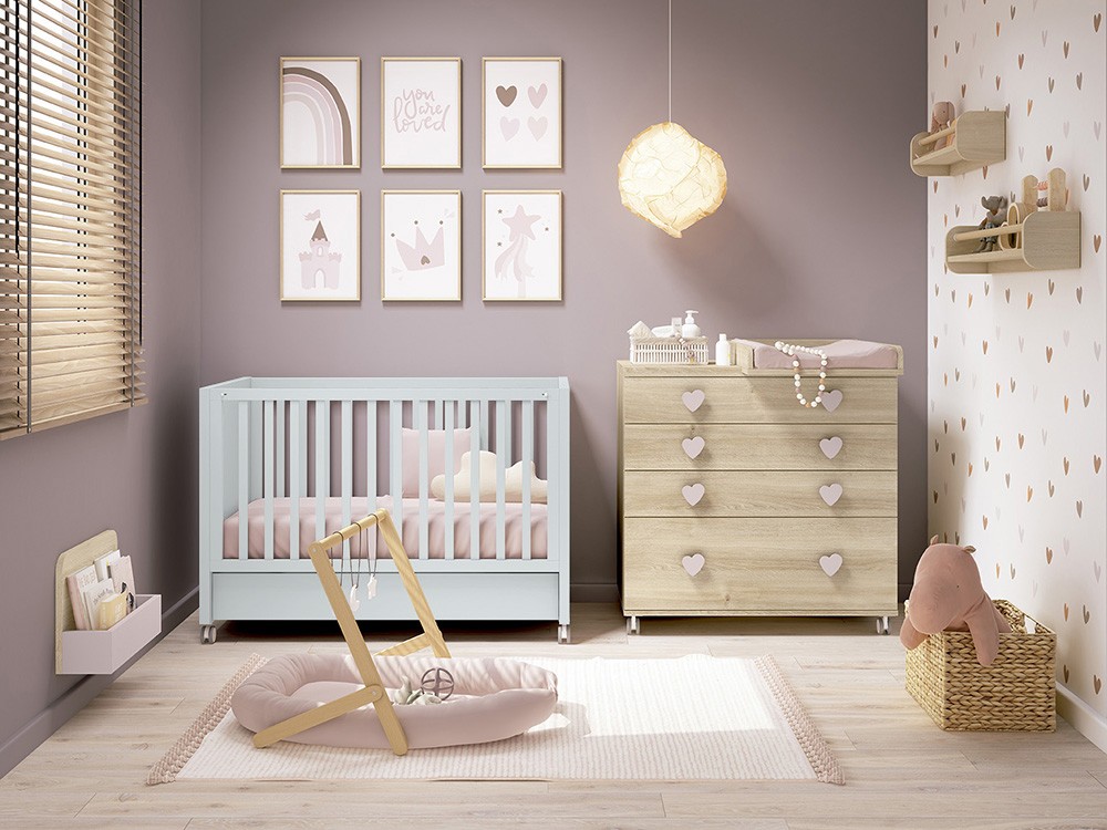 Cuna con ruedas y cajón Luxor de Ros - 4