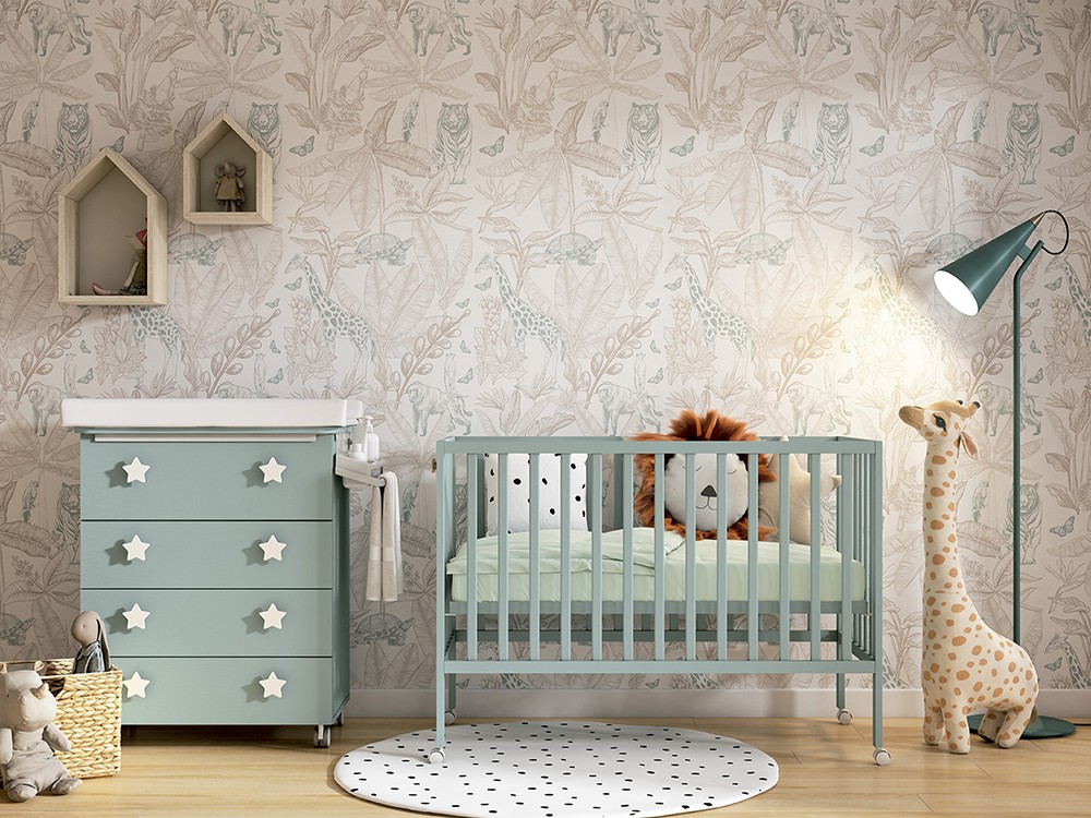 Cuna 120x60cm con ruedas Play de Ros - 1