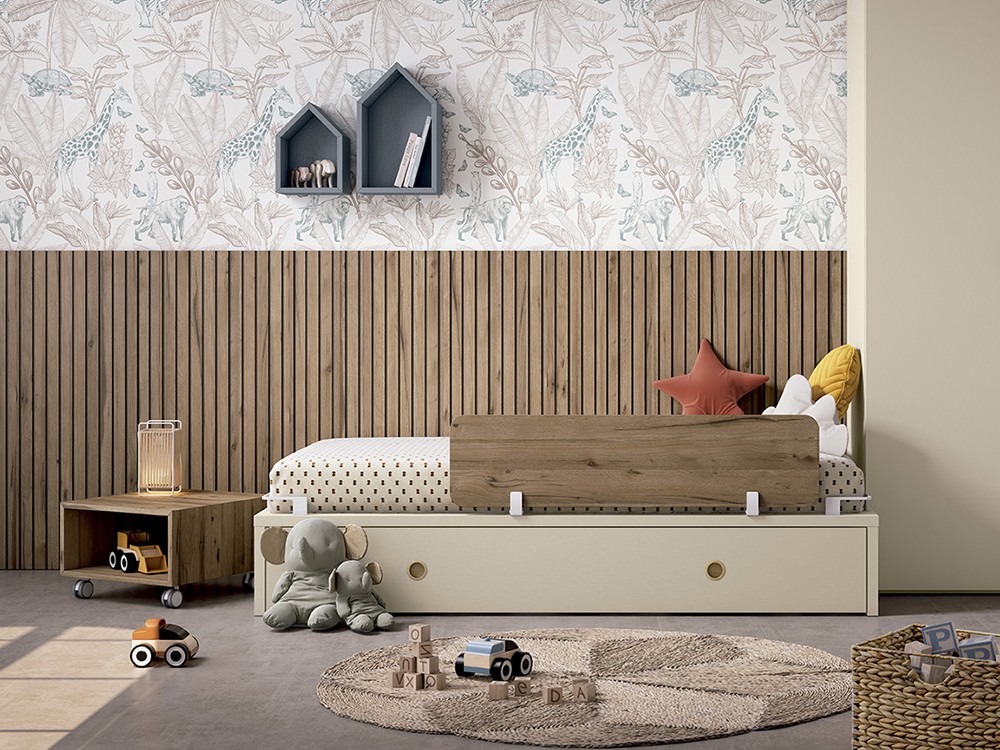 Cuna convertible en cama y escritorio Grow plus de Ros - 2