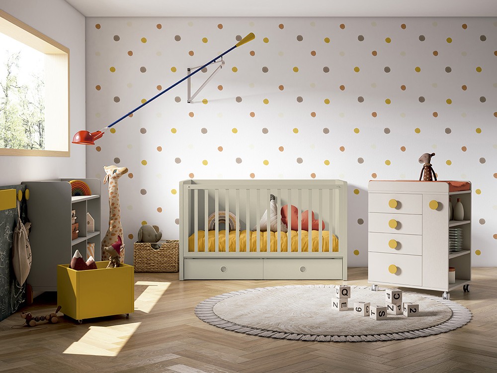 Cuna convertible en cama juvenil Nano de Ros - 3