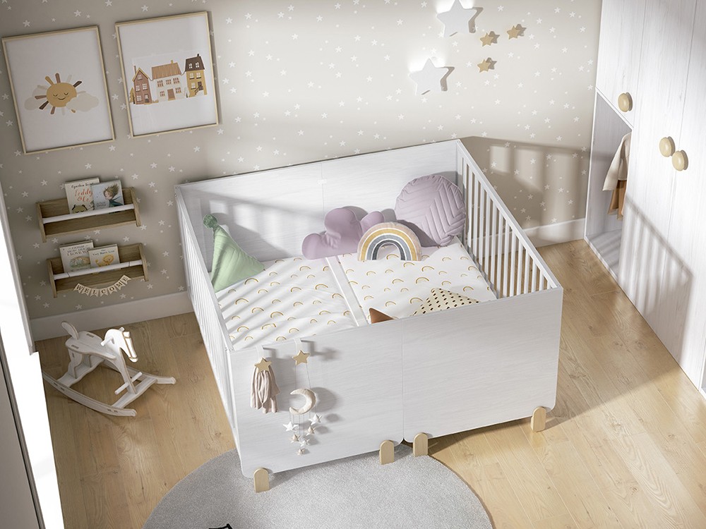 Cuna gemelar evolutiva Duo Plus de Ros - 2